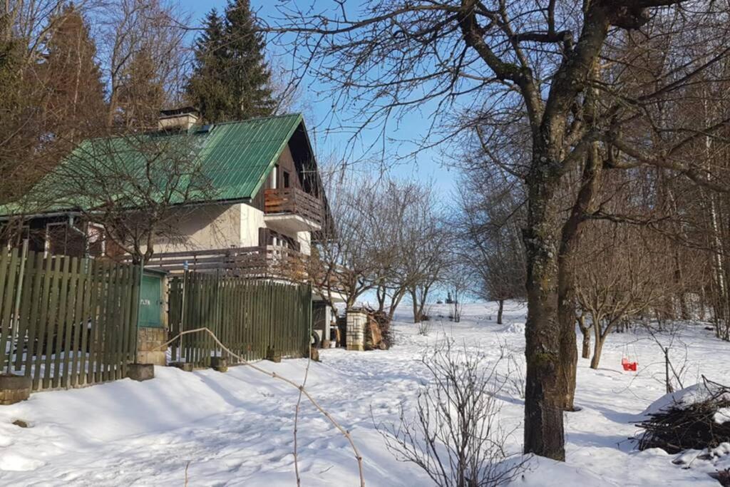 Chata Na Poskle U Lesa S Vyhledem Hutisko Dış mekan fotoğraf