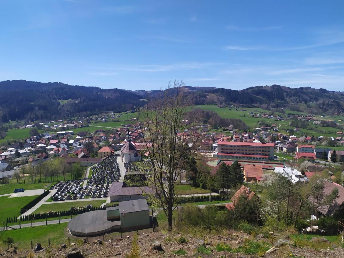 Chata Na Poskle U Lesa S Vyhledem Hutisko Dış mekan fotoğraf